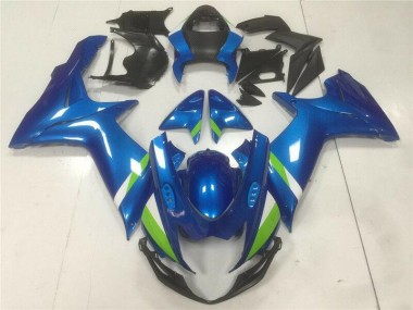 2011-2021 Blau Suzuki GSXR 600/750 Motorrad Vollverkleidung