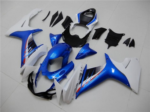 2011-2021 Blau Weiß Suzuki GSXR 600/750 Motorrad Verkleidung 2011-2021 Blau Weiß Suzuki GSXR 600/750 Motorrad Verkleidung