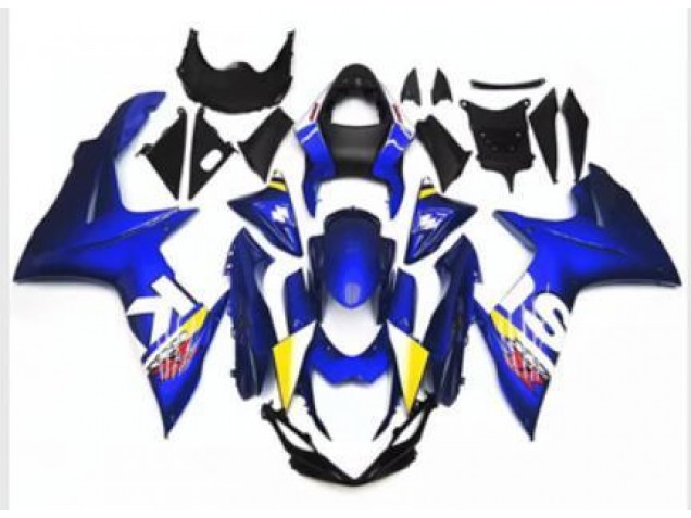 2011-2021 Blau Weiß Suzuki GSXR 600/750 Motorrad Verkleidung & Plastik 2011-2021 Blau Weiß Suzuki GSXR 600/750 Motorrad Verkleidung & Plastik