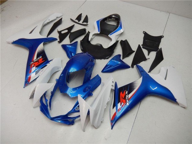 2011-2021 Blau Weiß Suzuki GSXR 600/750 Motorrad Vollverkleidung 2011-2021 Blau Weiß Suzuki GSXR 600/750 Motorrad Vollverkleidung