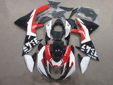 2011-2021 Schwarz Rot Suzuki GSXR 750 Motorrad Verkleidung