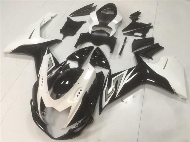 2011-2021 Schwarz Weiß Suzuki GSXR 600/750 Motorrad Vollverkleidung 2011-2021 Schwarz Weiß Suzuki GSXR 600/750 Motorrad Vollverkleidung