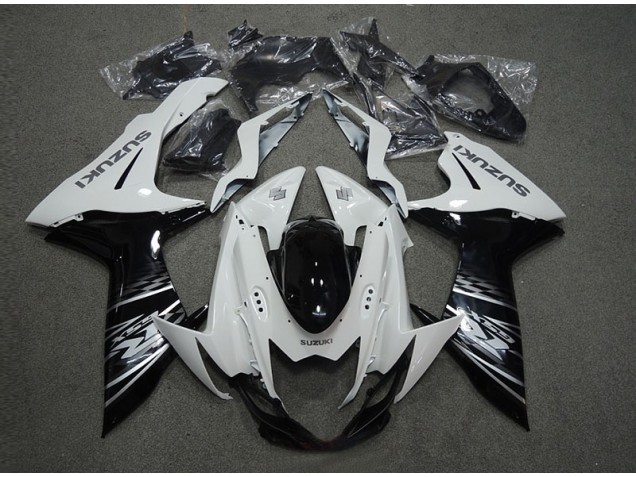 2011-2021 Weiß Schwarz Suzuki GSXR 600 Motorrad Verkleidung