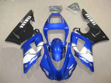 2012-2014 Blau Schwarz Weiß Yamaha YZF R1 Motorrad Verkleidungen