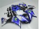 2012-2014 Blau Weiß Schwarz Yamaha YZF R1 Motorrad Verkleidung 2012-2014 Blau Weiß Schwarz Yamaha YZF R1 Motorrad Verkleidung