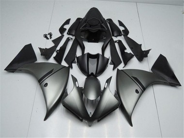2012-2014 Mattgrauschwarz Yamaha YZF R1 Motorrad Verkleidung