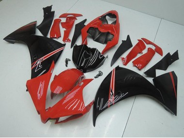 2012-2014 Rot Schwarz Yamaha YZF R1 Motorrad Verkleidung