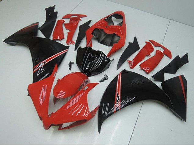 2012-2014 Rot Schwarz Yamaha YZF R1 Motorrad Verkleidung 2012-2014 Rot Schwarz Yamaha YZF R1 Motorrad Verkleidung