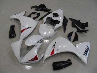 2012-2014 Weiß Schwarz Yamaha YZF R1 Motorrad Verkleidung