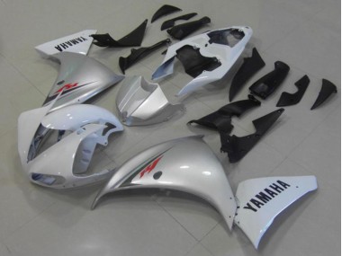 2012-2014 Weiß Silber Yamaha YZF R1 Motorrad Verkleidung