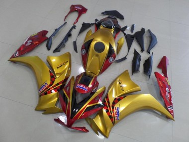 2012-2016 Gold und Dunkel rot Honda CBR1000RR Motorrad Verkleidung