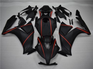2012-2016 Matt Schwarz Rot Honda CBR1000RR Motorrad Verkleidung