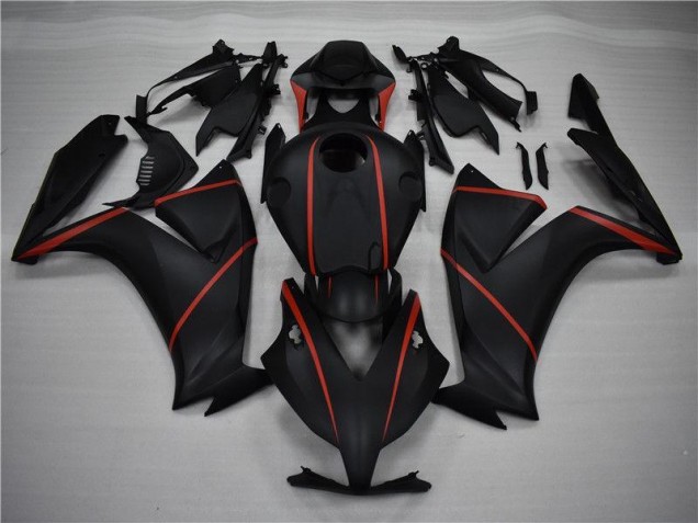 2012-2016 Matt Schwarz Rot Honda CBR1000RR Motorrad Verkleidung 2012-2016 Matt Schwarz Rot Honda CBR1000RR Motorrad Verkleidung