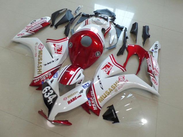 2012-2016 Rot Musashi Honda CBR1000RR Motorrad Verkleidung 2012-2016 Rot Musashi Honda CBR1000RR Motorrad Verkleidung