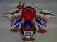 2012-2016 Rot Weiß Blau 23 Honda CBR1000RR Motorrad Verkleidung 2012-2016 Rot Weiß Blau 23 Honda CBR1000RR Motorrad Verkleidung