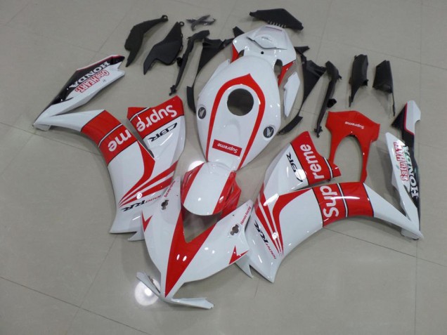 2012-2016 Rot Weiß Supreme Honda CBR1000RR Motorrad Verkleidung 2012-2016 Rot Weiß Supreme Honda CBR1000RR Motorrad Verkleidung