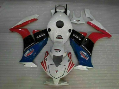 2012-2016 Weiß Rot Honda CBR1000RR Motorrad Verkleidung