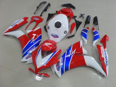 2012-2016 Weiß Rot TT Legend Honda CBR1000RR Motorrad Verkleidung