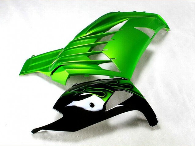 2012-2021 Grün Schwarz Kawasaki ZX14R ZZR1400 Motorrad Verkleidung 2012-2021 Grün Schwarz Kawasaki ZX14R ZZR1400 Motorrad Verkleidung