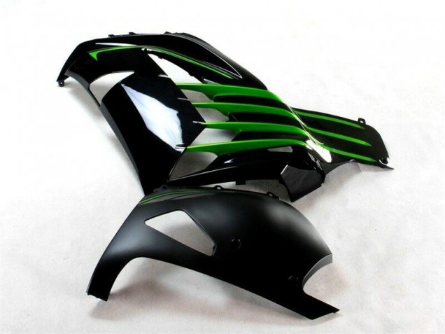 2012-2021 Schwarz Grün Kawasaki ZX14R ZZR1400 Motorrad Verkleidung 2012-2021 Schwarz Grün Kawasaki ZX14R ZZR1400 Motorrad Verkleidung