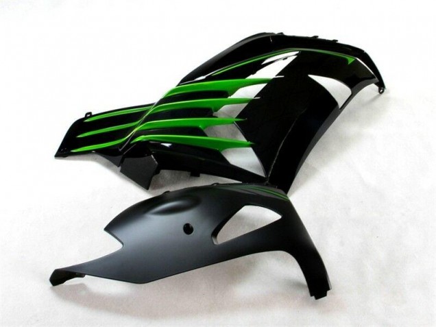 2012-2021 Schwarz Grün Kawasaki ZX14R ZZR1400 Motorrad Verkleidung 2012-2021 Schwarz Grün Kawasaki ZX14R ZZR1400 Motorrad Verkleidung