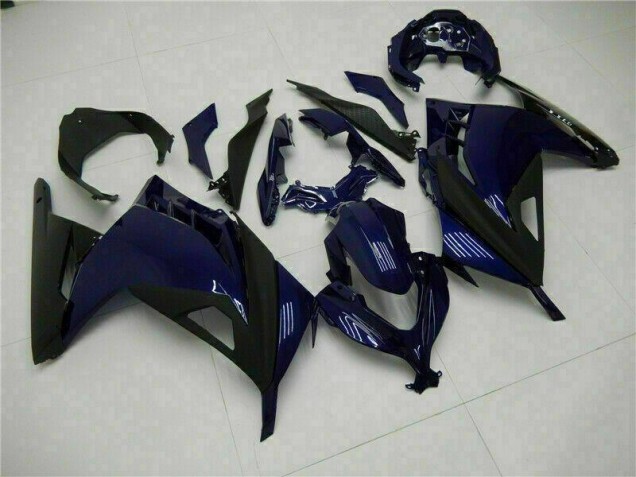 2013-2016 Blau Schwarz Kawasaki EX300 Motorrad Verkleidung 2013-2016 Blau Schwarz Kawasaki EX300 Motorrad Verkleidung
