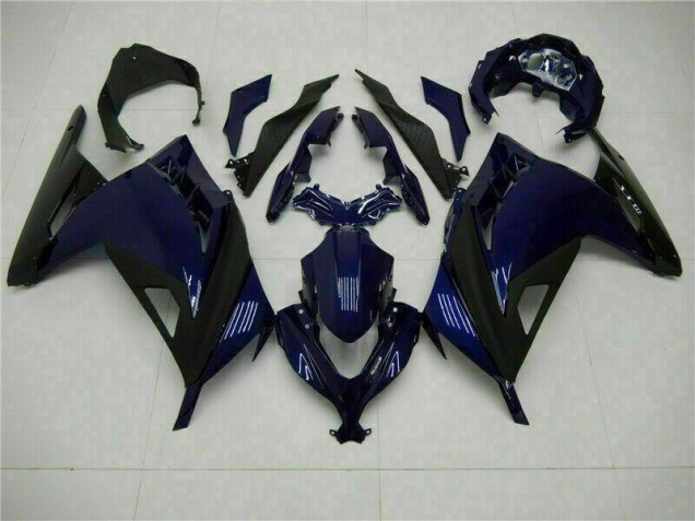 2013-2016 Blau Schwarz Kawasaki EX300 Motorrad Verkleidung 2013-2016 Blau Schwarz Kawasaki EX300 Motorrad Verkleidung