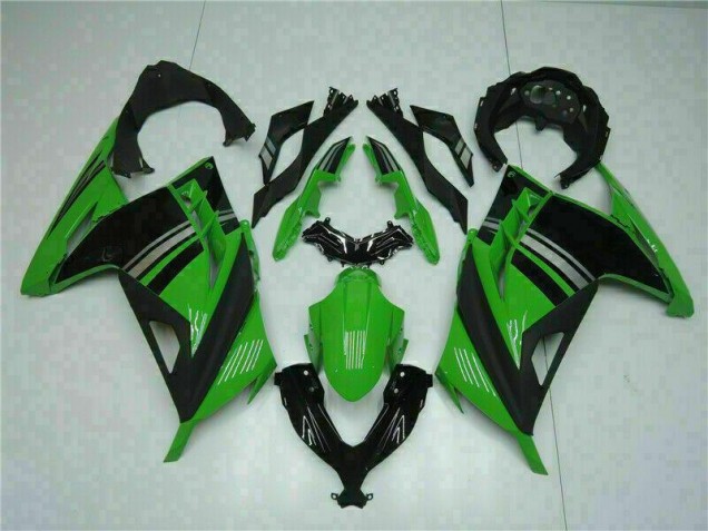 2013-2016 Blau Schwarz Kawasaki EX300 Motorrad Verkleidungen