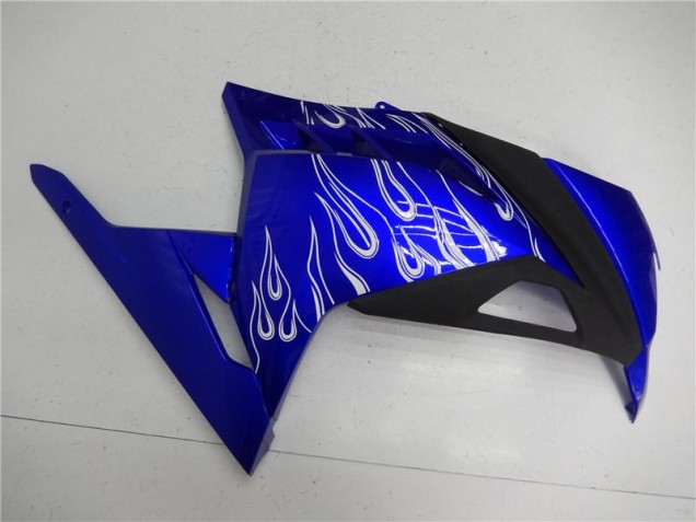 2013-2016 Blau Weiß Schwarz Kawasaki EX300 Motorrad Verkleidung 2013-2016 Blau Weiß Schwarz Kawasaki EX300 Motorrad Verkleidung
