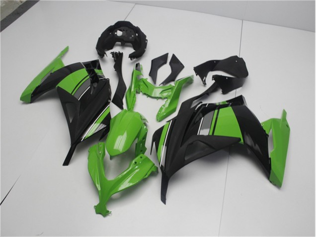2013-2016 Grün Schwarz Kawasaki EX300 Motorrad Verkleidungen 2013-2016 Grün Schwarz Kawasaki EX300 Motorrad Verkleidungen