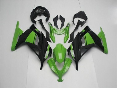 2013-2016 Grün Schwarz Kawasaki EX300 Motorrad Verkleidungen