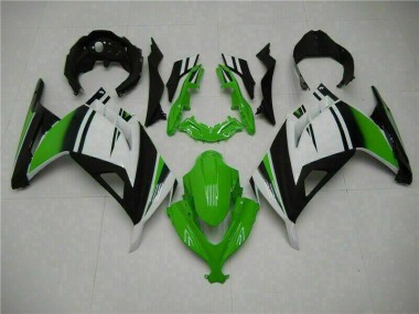 2013-2016 Grün Schwarz Silber Kawasaki EX300 Motorrad Verkleidung