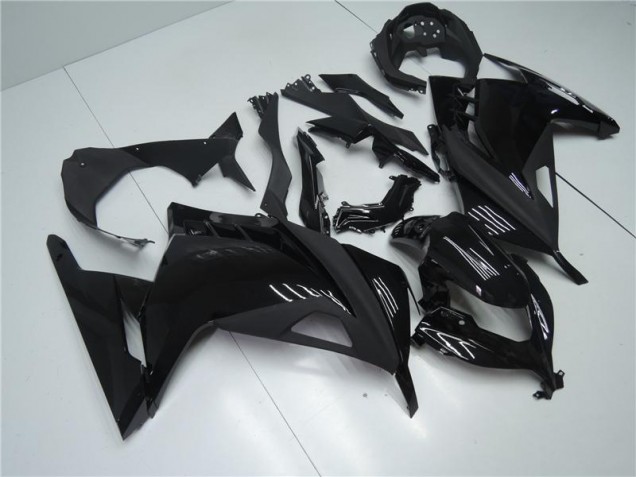 2013-2016 Matt schwarz glänzend Kawasaki EX300 Motorrad Verkleidung 2013-2016 Matt schwarz glänzend Kawasaki EX300 Motorrad Verkleidung