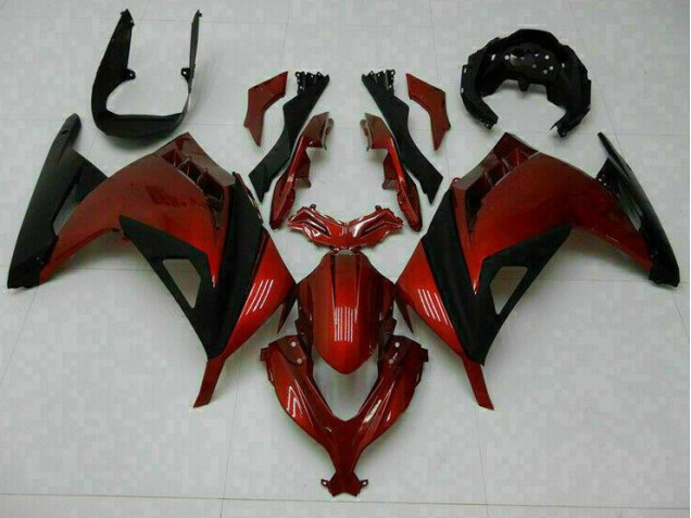 2013-2016 Rot Kawasaki EX300 Motorrad Verkleidung 2013-2016 Rot Kawasaki EX300 Motorrad Verkleidung