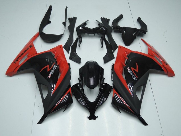 2013-2016 Rot Schwarz Kawasaki ZX300R Motorrad Verkleidungen