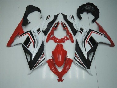 2013-2016 Rot Weiß Schwarz Kawasaki EX300 Motorrad Verkleidung