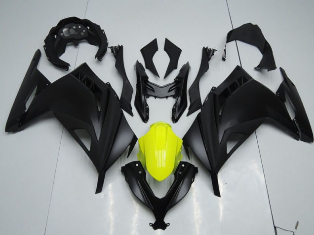 2013-2016 Schwarz Gelb Kawasaki ZX300R Motorrad Verkleidung 2013-2016 Schwarz Gelb Kawasaki ZX300R Motorrad Verkleidung