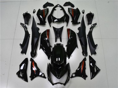 2013-2016 Schwarz Kawasaki Z800 Motorrad Verkleidung