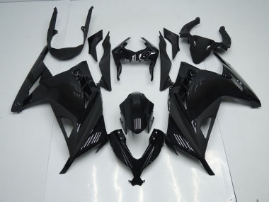 2013-2016 Schwarz Kawasaki ZX300R Motorrad Verkleidungen