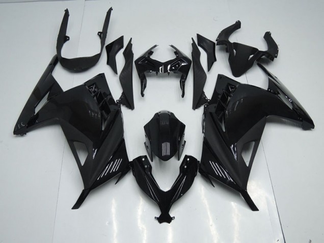 2013-2016 Schwarz Kawasaki ZX300R Motorrad Verkleidungen 2013-2016 Schwarz Kawasaki ZX300R Motorrad Verkleidungen
