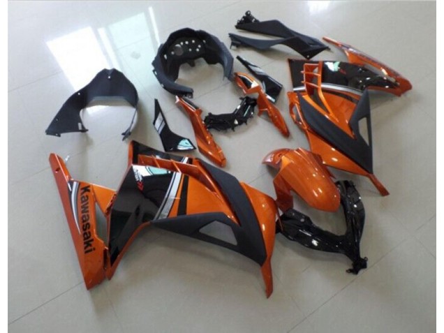 2013-2016 Schwarz Orange Kawasaki ZX300R Motorrad Verkleidung 2013-2016 Schwarz Orange Kawasaki ZX300R Motorrad Verkleidung