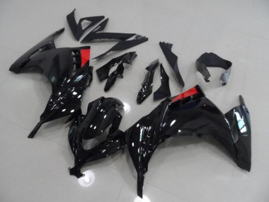2013-2016 Schwarz Rot Kawasaki ZX300R Motorrad Verkleidung