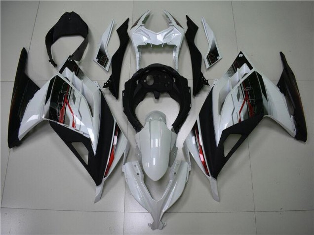 2013-2016 Weiß Schwarz Kawasaki EX300 Motorrad Verkleidung 2013-2016 Weiß Schwarz Kawasaki EX300 Motorrad Verkleidung