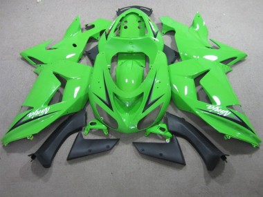 2013-2018 Grün Kawasaki ZX6R Motorrad Verkleidung