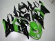 2013-2018 Grün Schwarz Kawasaki ZX6R Motorrad Verkleidungen