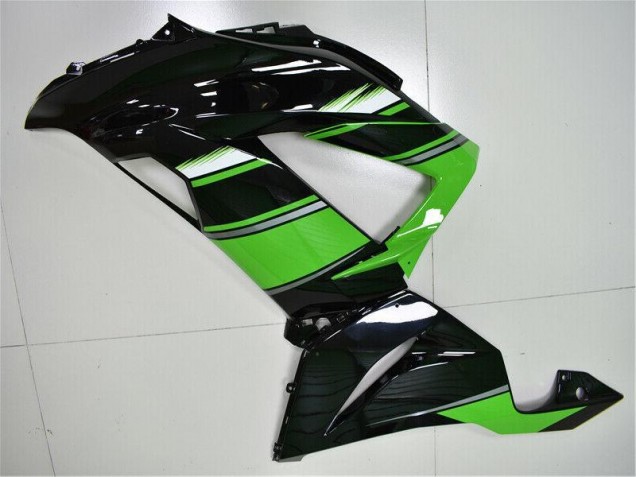 2013-2018 Grün Schwarz Kawasaki ZX6R Motorrad Verkleidungen