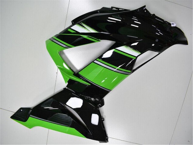 2013-2018 Grün Schwarz Kawasaki ZX6R Motorrad Verkleidungen