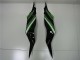 2013-2018 Grün Schwarz Kawasaki ZX6R Motorrad Verkleidungen