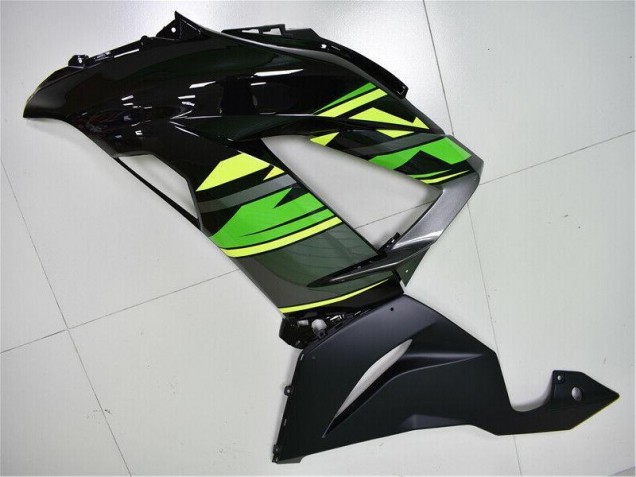 2013-2018 Grün Schwarz Kawasaki ZX6R Motorrad Vollverkleidung 2013-2018 Grün Schwarz Kawasaki ZX6R Motorrad Vollverkleidung
