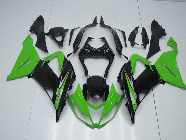 2013-2018 Schwarz Grün 636 Kawasaki ZX6R Motorrad Verkleidung 2013-2018 Schwarz Grün 636 Kawasaki ZX6R Motorrad Verkleidung